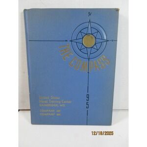 1951 The Compass Yearbook Naval Training Center Bainbridge MD Company 489 492
